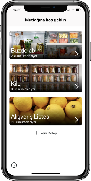 Akıllı Mutfak App Ekran
