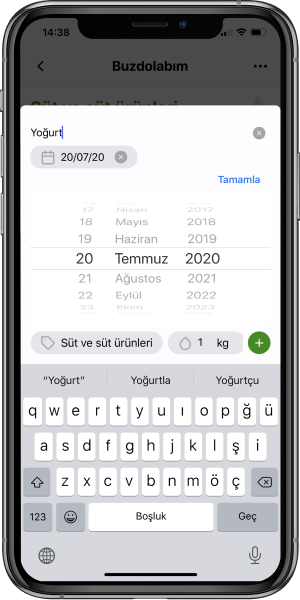 Akıllı Mutfak App Ekran