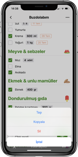 Akıllı Mutfak App Ekran
